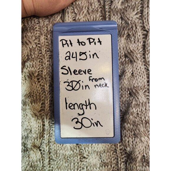 Cato Sweater Women's Size 18/20W Brown Cowl Fringe Neck Long Sleeve Sweater - Picture 3 of 9